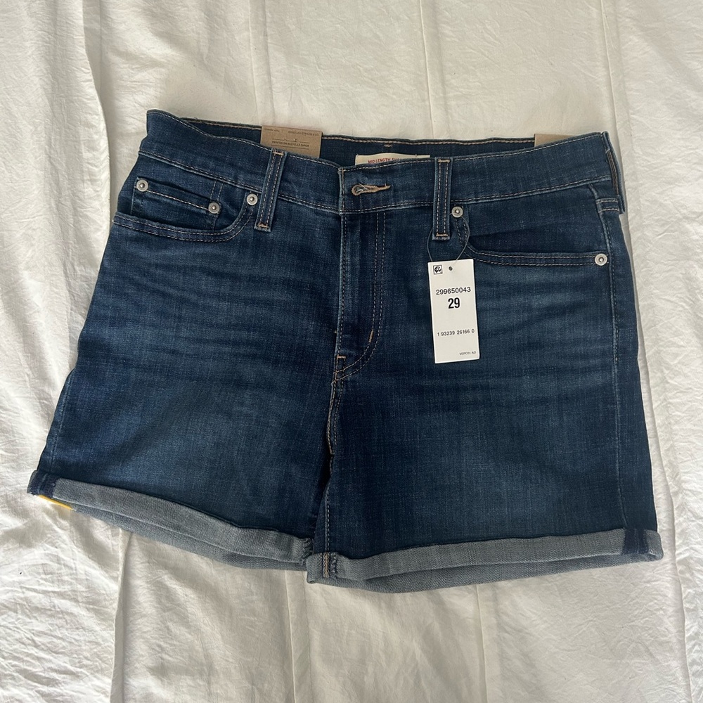 Levi's Blue Jean Shorts Classic Denim Style